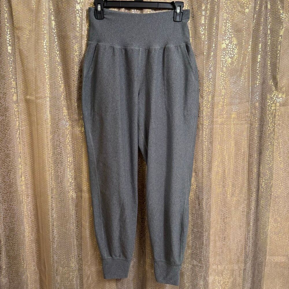 Old Navy Powersoft Go Dry High Waisted Heather Gray Jogger Pants Medium